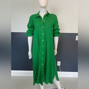 Zara green dress